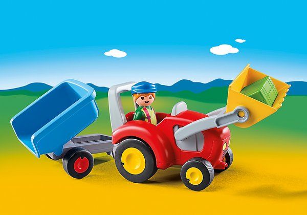 Traktor s přívěsem (1.2.3) 6964 Playmobil Playmobil