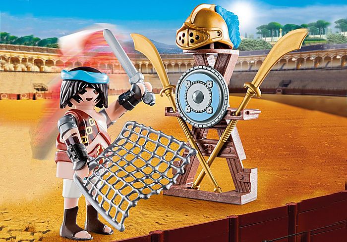 Gladiátor se stojanem na zbraně 70302 Playmobil Playmobil