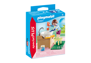Holčička při čištění zoubků 70301 Playmobil Playmobil