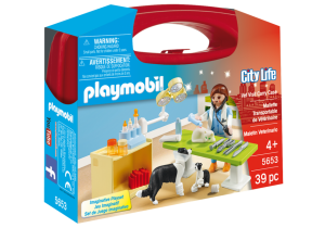 Přenosný kufřík - Návštěva u veterinářky 5653 Playmobil