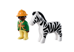 Ošetřovatel a zebra (1.2.3) 9257 Playmobil Playmobil