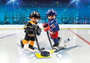 Hokejisté NHL Boston Bruins a New York Rangers 9012 Playmobil