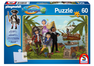 Puzzle Super4 - Pirátský ostrov 80706 Playmobil