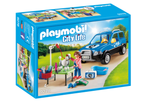 Mobilní psí salón 9278 Playmobil Playmobil