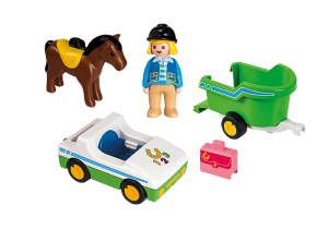 Auto s přívěsem pro koně (1.2.3) 70181 Playmobil Playmobil