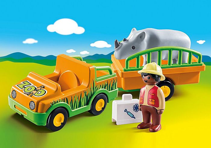Převoz nosorožce (1.2.3) 70182 Playmobil Playmobil