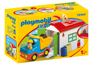 Vyklápěcí auto s garáží (1.2.3) 70184 Playmobil Playmobil